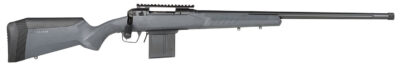 Savage Arms 57232 110 Tactical 6.5 Creedmoor 10+1 24″, Matte Black Metal, Gray Fixed AccuStock with AccuFit