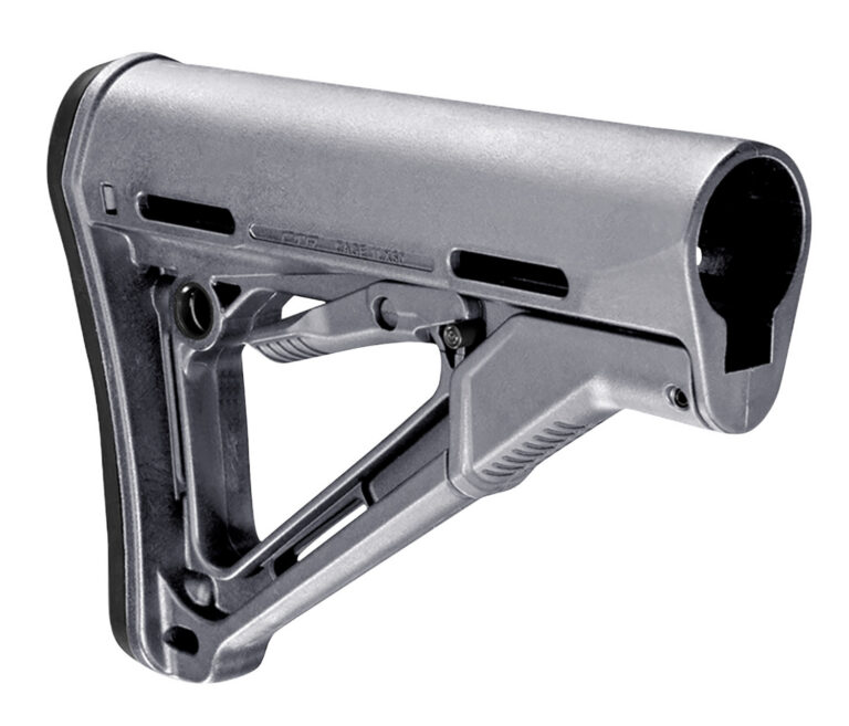 Magpul MAG310-GRY CTR Mil-Spec AR-15/M16/M4 Gray Polymer Stock