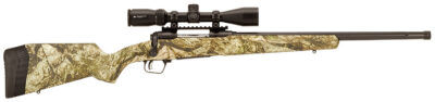 Savage Arms 57360 110 Apex Predator XP 6.5 Creedmoor 4+1 24″, Matte Black Metal, Mossy Oak Mountain Country Synthetic Stock, Vortex Crossfire II 4-12x44mm