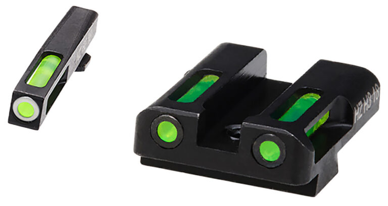 HIVIZ LiteWave H3 sight G Litepipes w/W front ring 9mm Glock 40S&W .357 Sig