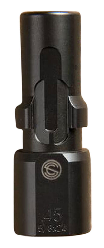 SilencerCo AC2605 3-Lug Muzzle Device Black with .578″x28 Threads for 45 ACP