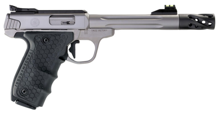 PERFORMANCE CENTER SW22 VICTORY TARGET 22 LR SEMI-AUTO HANDGUN PC SW22 VICTORY TARGET 22LR 6” SS BBL (2)10RD MAGS TWO-TONE
