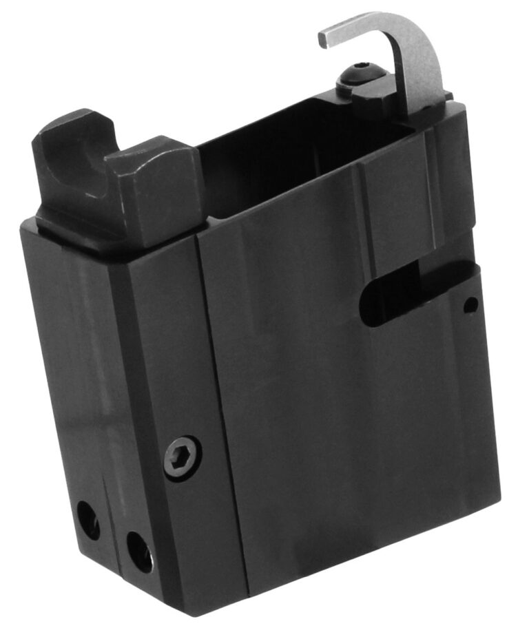 TacFire AD9MMCOLT Colt Magwell Adapter 9mm Luger 6061-T6 Aluminum Black Hardcoat