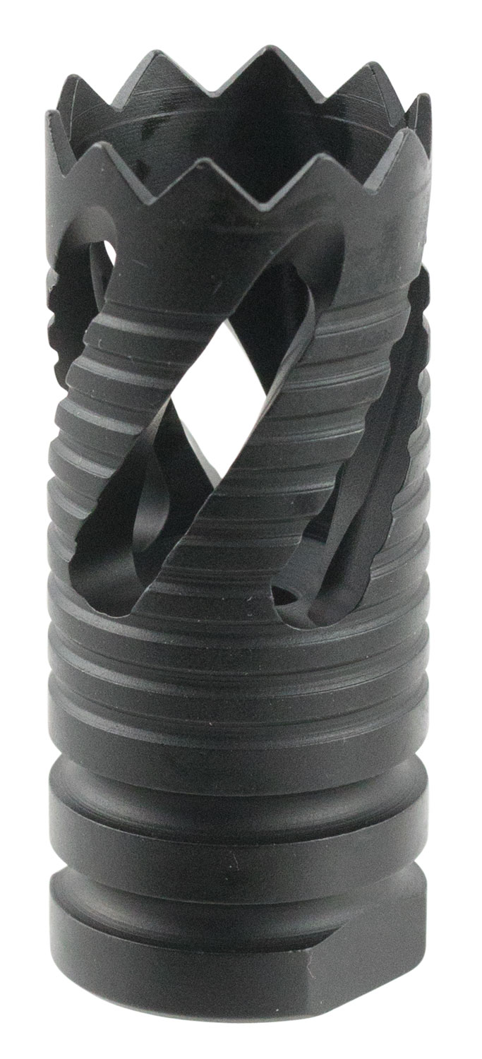 Tacfire .223/5.56 1/2''x28 Thread Crown Style Muzzle Brake Black Oxide