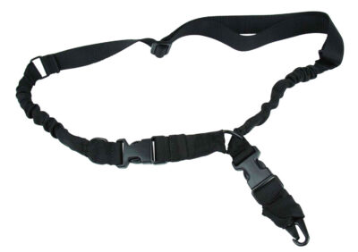 TacFire SL003B 2 To 1 Point Double Bungee Rifle Sling with HK Style Hook 30″-40″