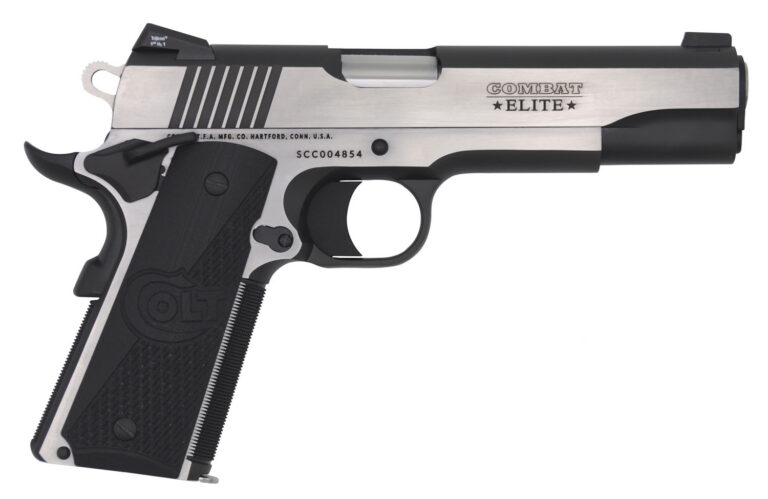 Colt Mfg O1070CE 1911 Combat Elite Government 45 ACP 5" 8+1 Two-Tone Elite Black