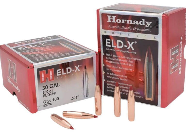 ELD-X .30 CALIBER (.308'') RIFLE BULLETS ELD-X 30 CAL (0.308'') 200GR POLYMER TIPPED BOAT TAIL 100/BOX