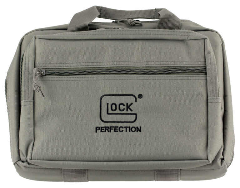 GLOCK DOUBLE PISTOL CASE GRAY