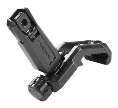 AR-15  MBUS PRO OFFSET REAR SIGHT MBUS PRO OFFSET REAR SIGHT FLIP-UP ADJUSTABLE STEEL BLACK