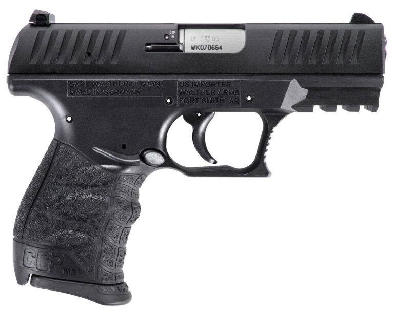 Walther Arms 5082500 CCP M2 380 ACP 3.54" 8+1 Black Cerakote Black Polymer