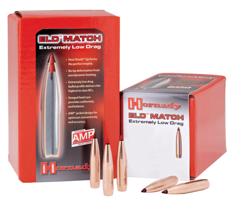 ELD® MATCH 6.5MM (0.264'') POLYMER TIPPED BOATTAIL RIFLE BULLETS ELD MATCH 6.5MM (0.264'') 140GR POLYMER TIP 100/BOX