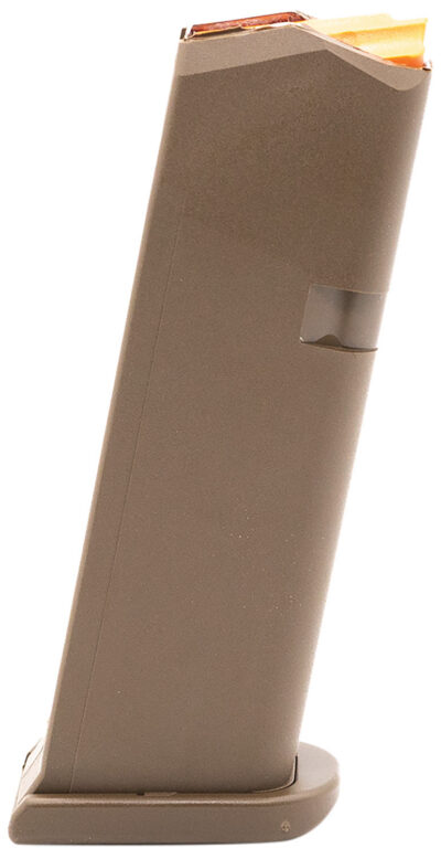 GLOCK GEN5 MAG G19 15rd (FDE floor plate FDE, follower orange) Pkg