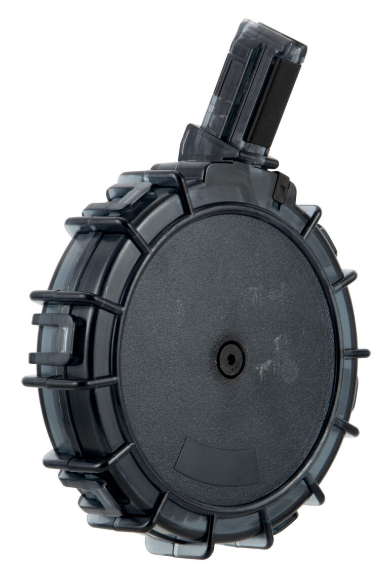 ProMag REMA3 Standard 55rd Drum 22 LR Fits Remington 597 Smoke Polymer