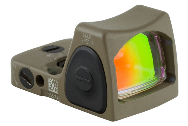 Trijicon RMR Type 2 RM06 Adjustable LED Reflex Sight RMR Type 2 RM06 3.25 MOA Red Dot Sight FDE