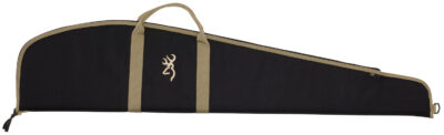 Browning 1410049244 Plainsman Rifle Case 44″ Scoped Rifle Black with Tan Trim