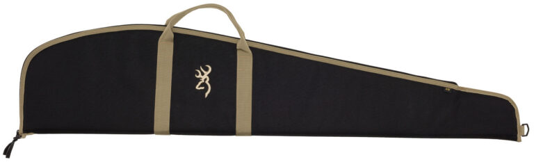 Browning 1410049244 Plainsman Rifle Case 44" Scoped Rifle Black with Tan Trim