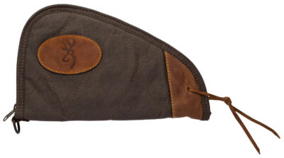 Browning 1423886911 Lona Pistol Rug 11″ Long Flint/Brown Canvas