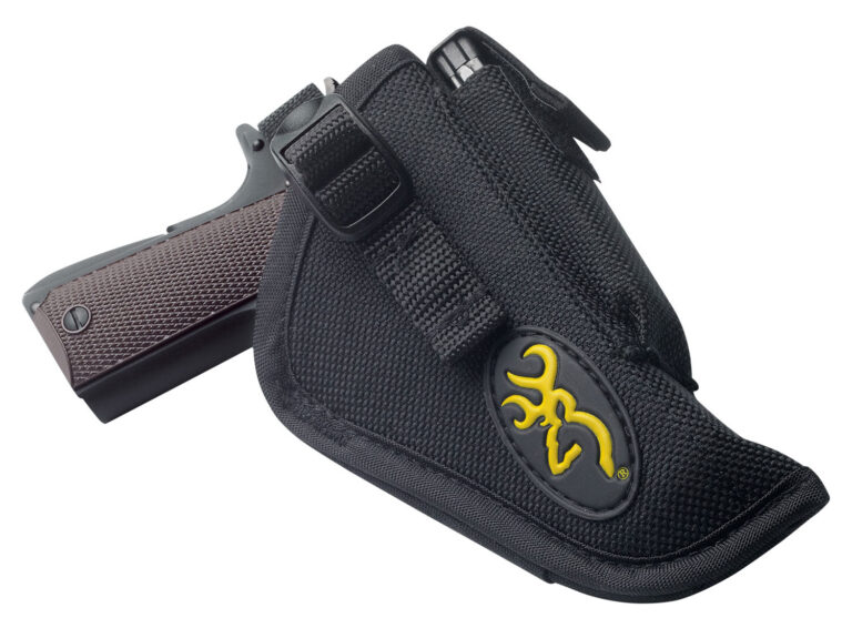 Browning 12903012 Ballistic OWB Black Nylon Belt Loop Fits Browning 1911 Right Hand