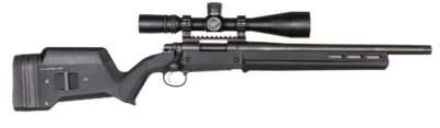 Magpul MAG495-BLK Hunter 700 Stock Black Synthetic Adjustable, Fits Remington 700 Short Action