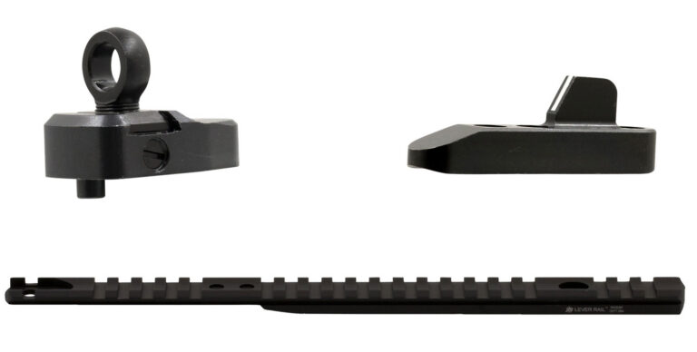 XS Sights ML10015 Marlin Optic Mounts & Ghost Ring WS Sight Sets Black White Stripe Front, Ghost Rear for Marlin 1895