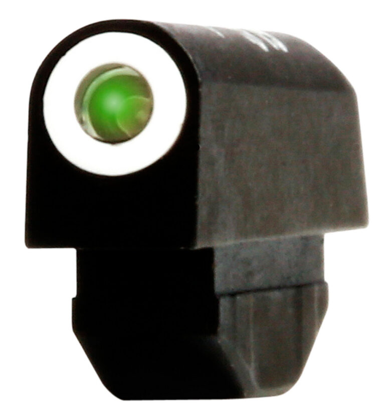 XS Sights RV0001N4 Standard Dot Revolver Front Sight-Smith & Wesson Black | Green Tritium White Outline Front Sight