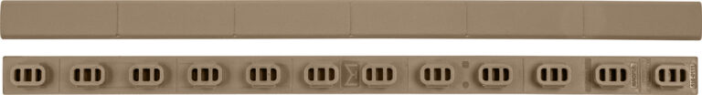 AR-15 M-LOK RAIL COVER TYPE 1 POLYMER RAIL COVER TYPE 1 M-LOK POLYMER 9.5'' FOR AR-15 FDE 2/PACK