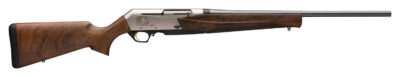 Browning 031047227 BAR MK3 Full Size 7mm Rem 3+1 24″ Blue Polished Sporter Barrel, Drilled & Tapped Engraved Matte Nickel Aluminum Receiver, Fixed Oiled Turkish Walnut Stock, Right Hand
