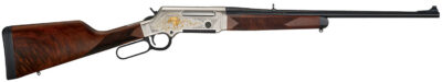 Henry H014WL308 Long Ranger Wildlife Full Size 308 Win 4+1 20″ Blued Steel Barrel, Engraved Nickel-Plated w/24K Gold Inlay Steel Receiver, American Walnut Stock Right Hand