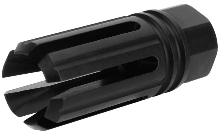 TacFire MZ1005N 6 Prong 223 Rem/5.56 NATO Muzzle Brake 1/2"-28 tpi Black Nitride