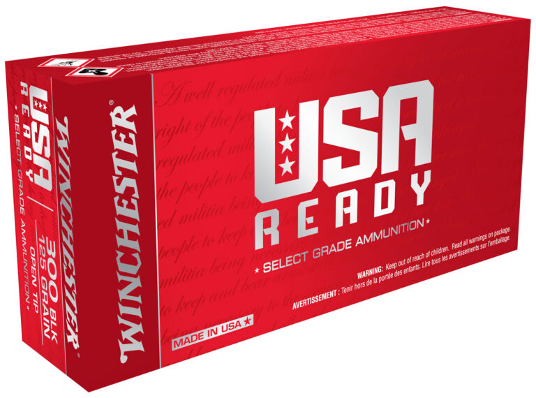 Winchester Ammo RED300 USA Ready 300 Blackout 125 gr Open Tip 20 Bx/ 10 Cs