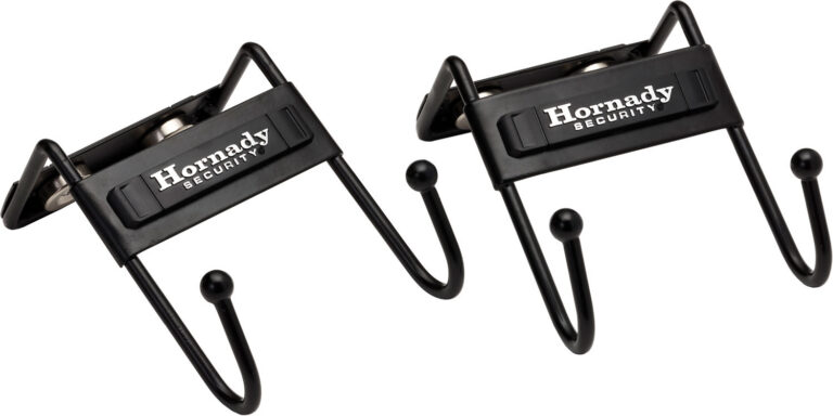 Hornady 95911 Magnetic Safe Hook Metal Black 2 Pack