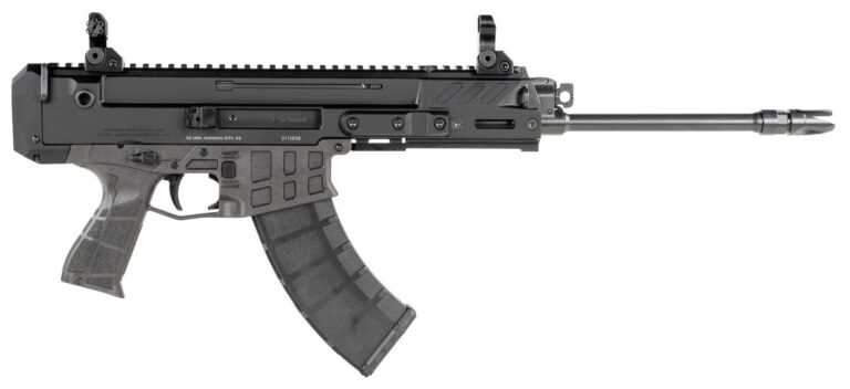 CZ-USA 91462 Bren 2 MS 7.62x39mm 30+1 14.17" Black Steel Barrel, Black Aluminum Receiver w/Picatinny Rail, Carbon Fiber/Polymer Frame, Black Stippled Grip, Right Hand