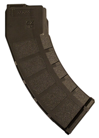CZ Rifle Magazine 7.62X39 30 rd. Black w/window Fits Bren 2