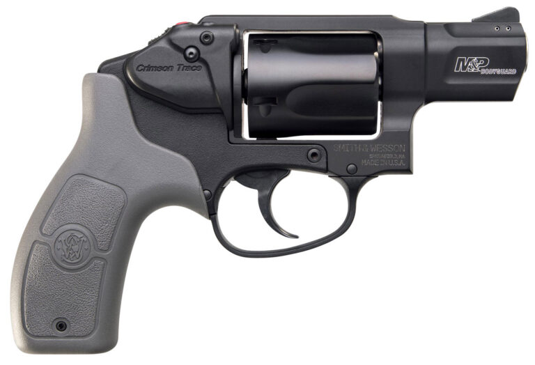 Smith & Wesson 12056 M&P Bodyguard *CA Complaint 38 S&W Spl +P 5 Shot 1.88" Black PVD Barrel/Cylinder, Black Aluminum J-Frame, Gray Polymer Grip, Includes Crimson Trace Red Laser
