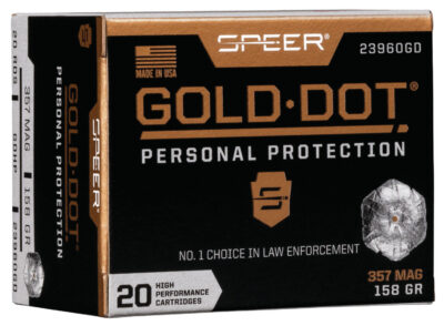 Speer Gold Dot Personal Protection Pistol Ammo 357 Mag. 158 gr. HP 20 rd.