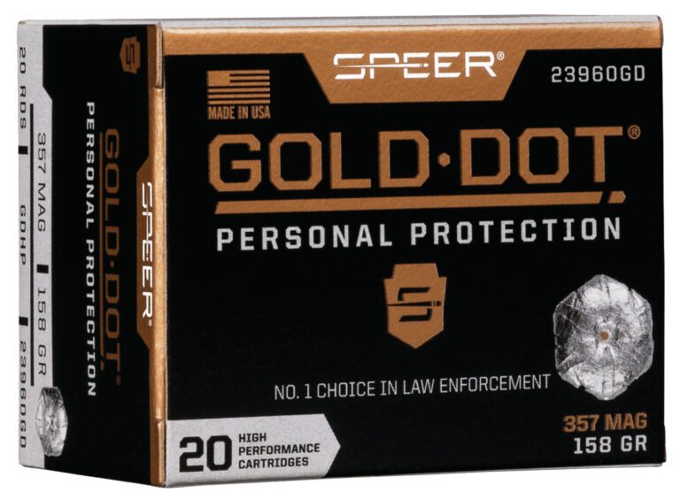 Speer Gold Dot Personal Protection Pistol Ammo 357 Mag. 158 gr. HP 20 rd.