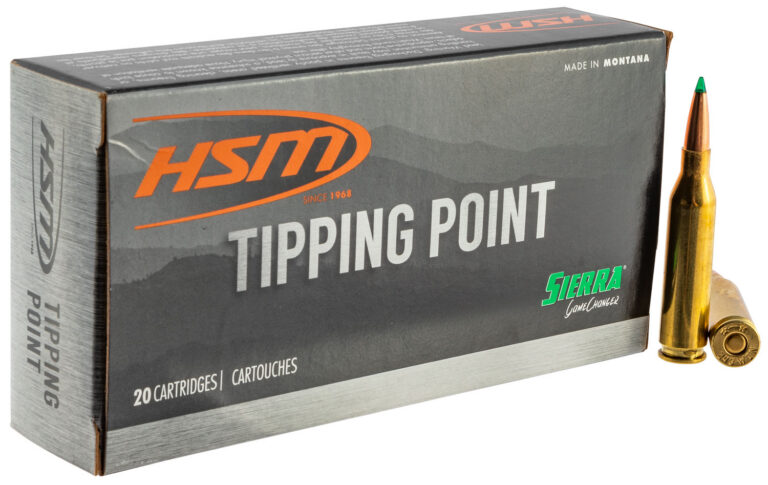 HSM 24321N Tipping Point 243 Win 90 gr Sierra GameChanger 20 Per Box/ 25 Case