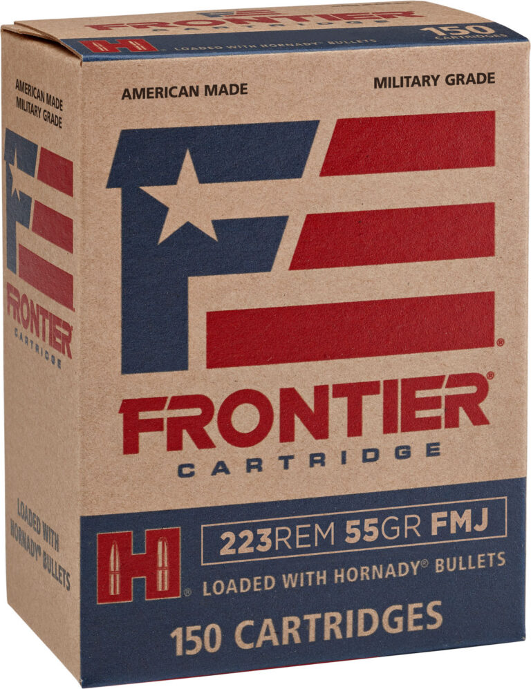FRONTIER® 223 REMINGTON FULL METAL JACKET RIFLE AMMO FRONTIER 223 REMINGTON 55GR FULL METAL JACKET 150/BOX