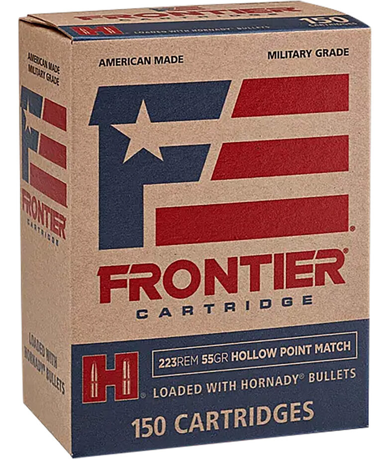 FRONTIER® 223 REMINGTON MATCH® HOLLOW POINT RIFLE AMMO FRONTIER 223 REMINGTON 55GR MATCH HOLLOW POINT 150/BOX
