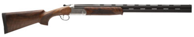 Stevens 22179 555 E 16 Gauge 3″ 28″ Over/Under Vent Rib Barrel, Silver Engraved Receiver, Oiled Turkish Walnut, Includes Five Chokes, Ambidextrous Hand