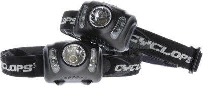 Cyclops CYCHL2102PK Headlamp  210 Lumens White Red/Green/White LED Bulb Black 2 Pack