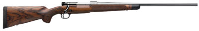 Winchester Repeating Arms 535239289 Model 70 Super Grade 6.5 Creedmoor Caliber with 4+1 Capacity, 22″ Barrel, High Polished Blued Metal Finish & AAA French Walnut Stock Right Hand (Full Size)