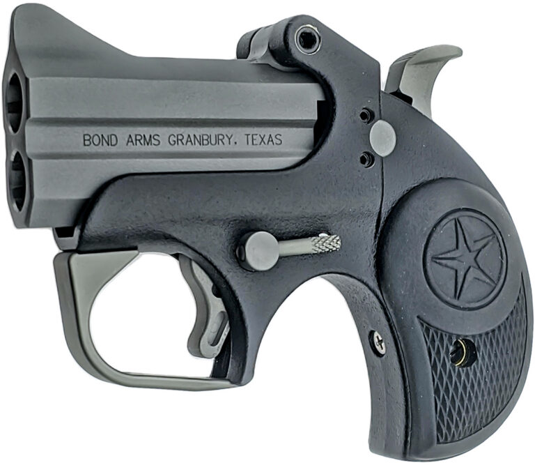 Bond Arms BABU Backup Original 9mm Luger 2rd Shot 2.50" Bead Blasted/Anti-Glare Textured Black Rubber Grips