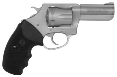 Charter Arms 73802 Pitbull  Large 380 ACP 6 Shot 3″ Stainless Steel Barrel & Cylinder, Anodized Aluminum Frame w/Black Finger Grooved Rubber Grip