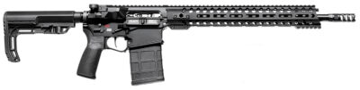 Patriot Ordnance Factory 01581 Revolution  308 Win,7.62x51mm NATO 16.50″ 20+1 Black Hard Coat Anodized 6 Position MFT BMS Minimalist Stock