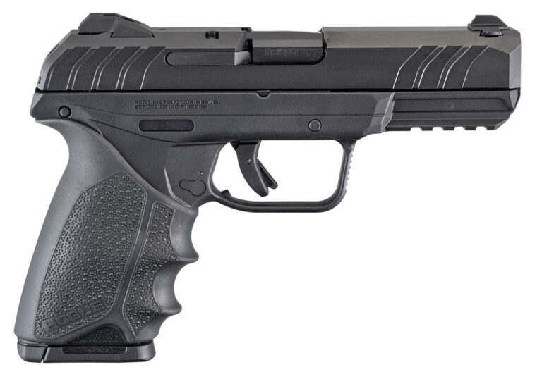 RUGER SECURITY-9MM 4" PISTOL BLK/BLK 10+1 MS HOGUE