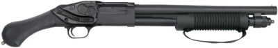 MOSSBERG 590 12GA SHOCKWAVE LASER SADDLE 6 SHOT 14″ BBL