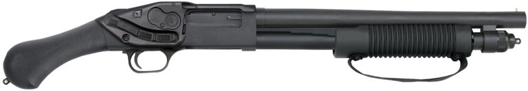 MOSSBERG 590 12GA SHOCKWAVE LASER SADDLE 6 SHOT 14" BBL
