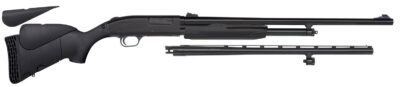 Mossberg 54330 500 Bantam Combo Youth Combo 20 Gauge 5+1 22″ Blued 22″ Vent Rib/24″ Fully-Rifled Barrels, Blued Steel Receiver, Fixed Wood Stock, Right Hand, Accu-Set Full Rifled Bore Choke