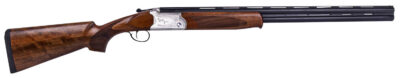 ATI ATIGKOF410SVE Cavalry SVE 410 Gauge 3″ 2rd 26″ Blued O/U Barrel, Silver Engraved Metal Finish, Oiled Turkish Walnut Stock, Ejector, 5 Chokes